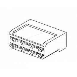 50 vnt - ONP MC 6.3 V2 8P jungties korpusas ELMOT - OK-4