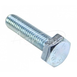 50 vnt - Šešiakampė galvutė, pilnas sriegis, M10x40, 8.8 klasė, DIN933, baltai cinkuotas - M10x40/OC