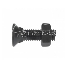 50 vnt - Noragėlio varžtas M10x35 10.9 su veržle - M10*35R/NAK