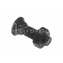 50 vnt - Noragėlio varžtas M10x35 10.9 su veržle - M10*35R/NAK