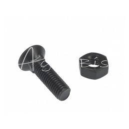 50 vnt - Noragėlio varžtas M10x35 10.9 su veržle - M10*35R/NAK