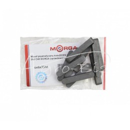 50 vnt - Prizminis raktas 6x6x35 DIN 6885 plienas C45 MORGA - 6x6x35M