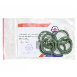 50 vnt - O formos tarpinė 15,5x2,6 o formos tarpinė, fluoroelastomeras, vitonas, PZL HYDRAL - 15,5x2,6H
