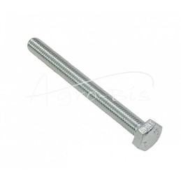 50 vnt - Šešiakampė galvutė, pilnas sriegis, M10x100, 8.8 klasė, DIN933, baltai cinkuotas - M10x100 DIN933