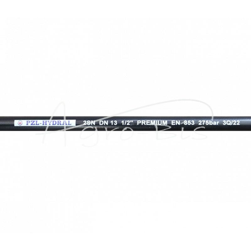 50 vnt - Hidraulinė žarna užspaudžiamai DN12, 2 vijų, 275 barai , HYDRAL, - 12SN2W50H