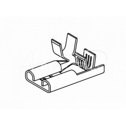 250 vnt - Kampinis įvorės dangtelis H-2,5 6,3x0,8 1,0-2,5 GB0,38 L13,5 ELMOT - H-2.5
