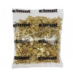 300 vnt - F-2.5 moteriškas lizdas su jungtimi 6.3x0.8 1.0-2.5 GB0.38 L19.2 ELMOT, - F-2.5