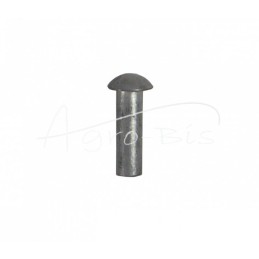 500 vnt - Aliumininė kniedė 3x10 apvalia galvute DIN660 DIN124 , - NIT3x10/AK