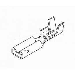 1000 vnt - Rankovės dangtelis 2,8x0,5 0,5-1,0 GB0,3 L14,0 ELMOT - J-2.5