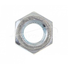 100 vnt - Šešiakampė veržlė M6x1, 8.8 klasė, DIN934, baltai cinkuota - M6 DIN934