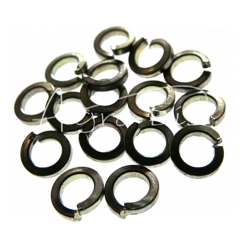 100 vnt - Spyruoklinė poveržlė M3 DIN127, baltai cinkuota - PM3