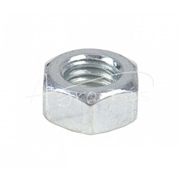 100 vnt - Šešiakampė veržlė M8x1,25, 8.8 klasė, DIN934, baltai cinkuota - M8 DIN934