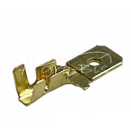 100 vnt - Įdėklo dangtelis 6,3x0,8 1,0–2,5 GB0,37 L19,0 ELMOT - M-2.5