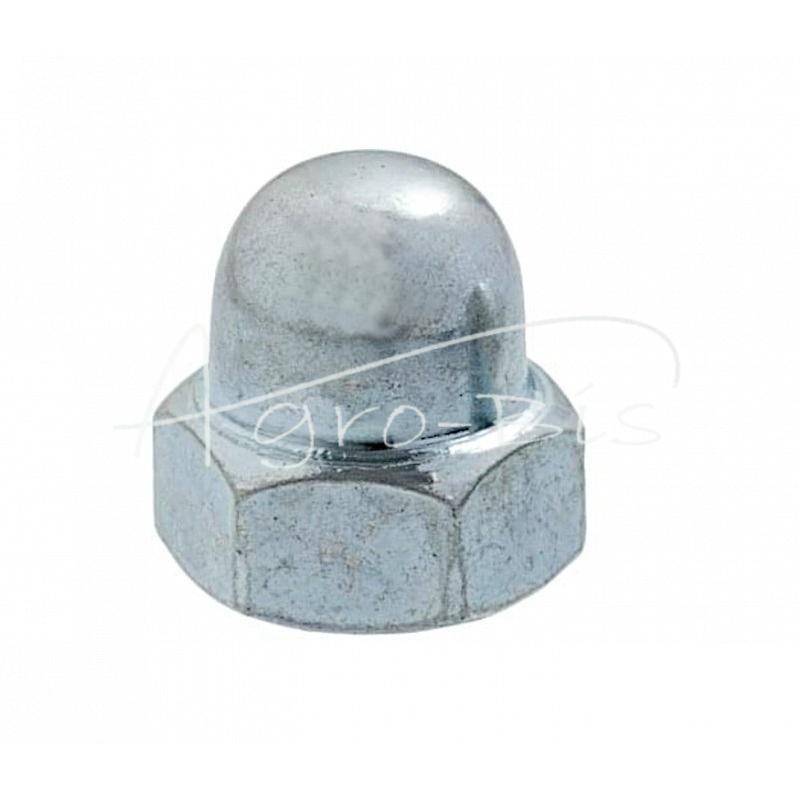 100 vnt - Cinkuota M6 DIN1587 veržlė - M6 DIN1587