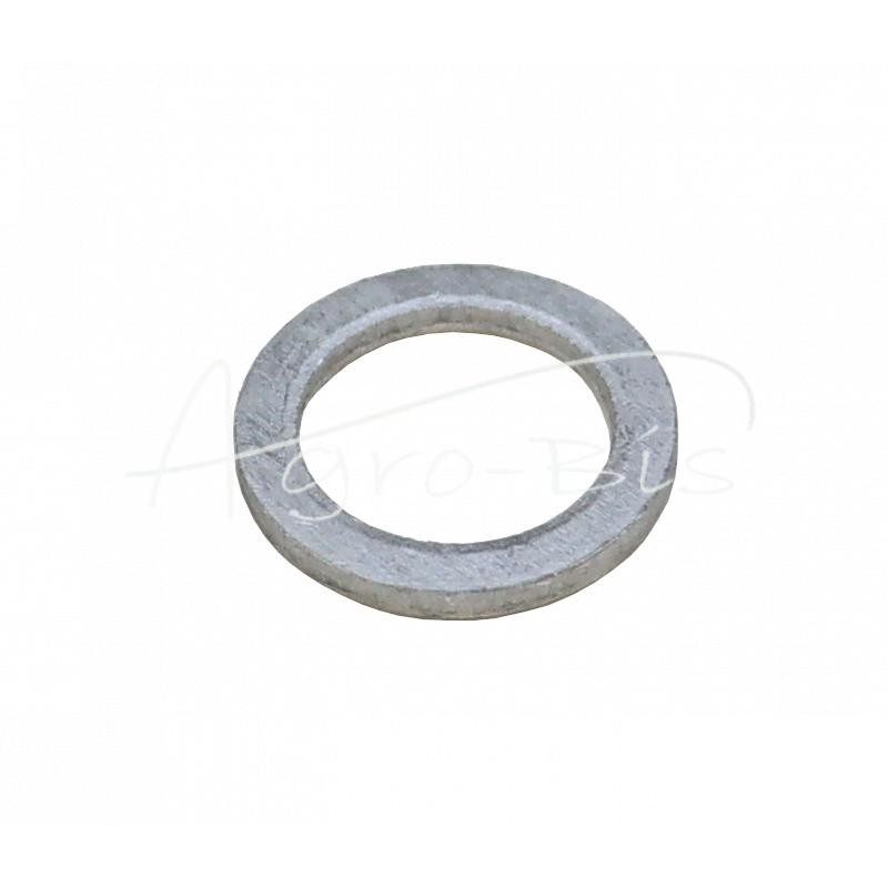 100 vnt - Aliuminio poveržlės tarpinė 10x14x1,5mm - 10x14x1,5