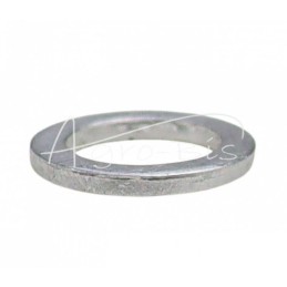 100 vnt - Aliuminio poveržlės tarpinė 8x12x1,5mm - 8x12x1,5