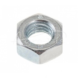 100 vnt - Šešiakampė veržlė M10x1.5 8.8 klasė DIN934 baltai cinkuota 5423034/7 - M10 DIN934