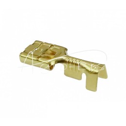 100 vnt - F-2.5 moteriškas lizdas su FZ 6.3x0.8 1.0-2.5 GB0.35 L19.2 fiksatoriumi ELMOT, - F-2.5U