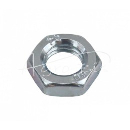 100 vnt - Žemo šešiakampio veržlė M8x1 smulkaus žingsnio DIN439 - M8x1d