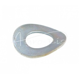 100 vnt - Lanksti banguota poveržlė, B tipo, DIN137B, M10 - DIN137B-M10