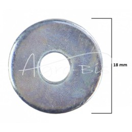 100 vnt - Apvali poveržlė M5, cinkuota, šiurkšti, padidinta, PN82030, DIN9021 - POZ5