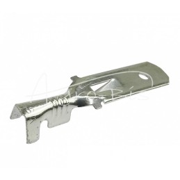 100 vnt - Ilgas alavuotas įdėklo dangtelis 6,3x0,8 1,0-2,5 GB0,38 L28 ELMOT - E-2.5DSN/100