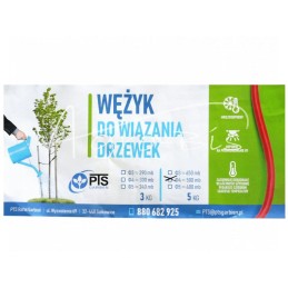 100 vnt - FI-4 juoda medžių žarna - WD-4CZ