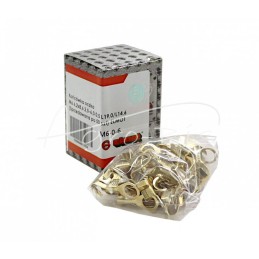 100 vnt - Kilpelės antgalis M6 6,2x8,6 2,5-6,0 0,5 L19,0/L14,6 ELMOT nurodyta - M6-0-6