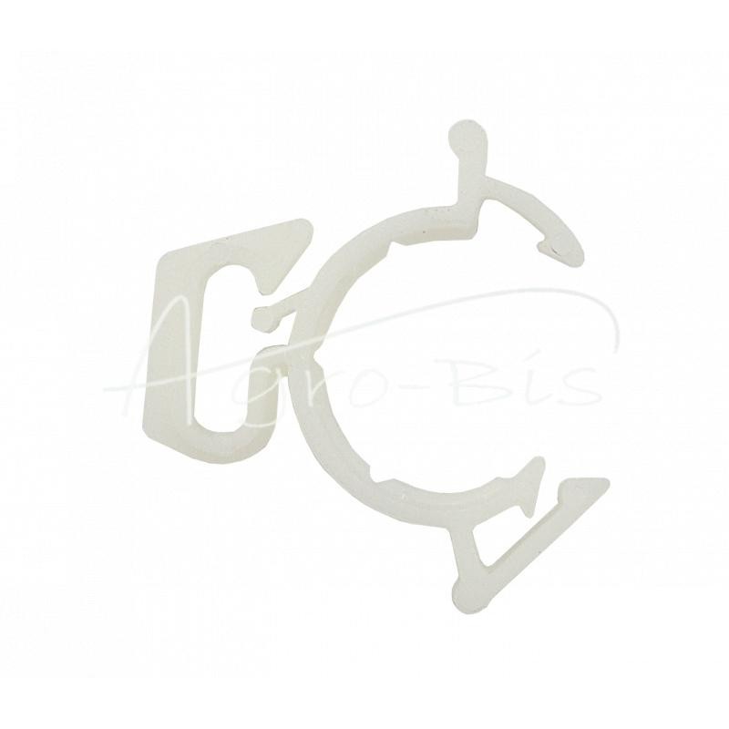 100 vnt - Baltas kabelio spaustukas - Art.12