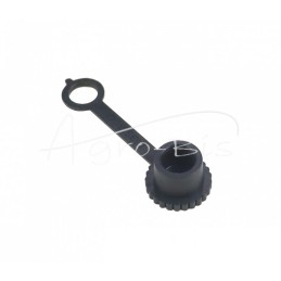 100 vnt - Riebalų įvorės dangtelis, juodos spalvos, PVC, parduodamas pakuotėmis po 50 vnt. PZL HYDRAL, - 60002CZH