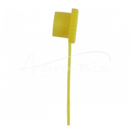100 vnt - Tepalo įmovos dangtelis, geltonos spalvos, PVC, parduodamas pakuotėmis po 50 vnt. PZL HYDRAL matoma - 60002ZH