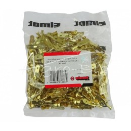 100 vnt - Ilgas įdėklas 6,3x0,8 1,0-2,5 GB0,38 L28,0 ELMOT - E-2.5D