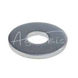 100 vnt - Didelė apvali poveržlė, šiurkšti, 10x30x2,5 DIN9021 PN82030, baltai cinkuota - POZ10