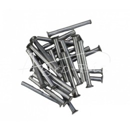 100 vnt - Aliumininė plokščia kniedė 4x30 DIN 661 , MORGA - NIT4x30.AM