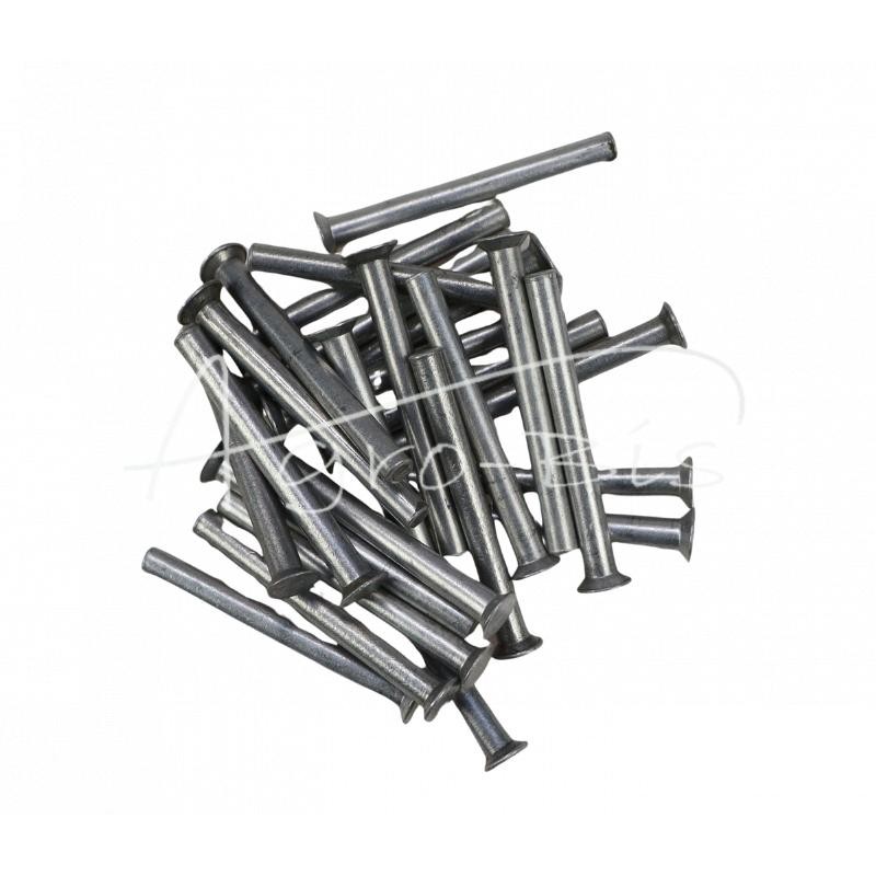 100 vnt - Aliumininė plokščia kniedė 4x30 DIN 661 , MORGA - NIT4x30.AM