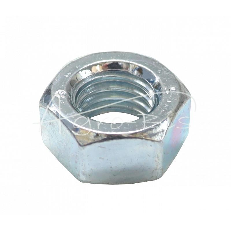 100 vnt - Šešiakampė veržlė M12x1,75 8.8 klasė DIN934 baltai cinkuota 5423132/8 - M12 DIN934