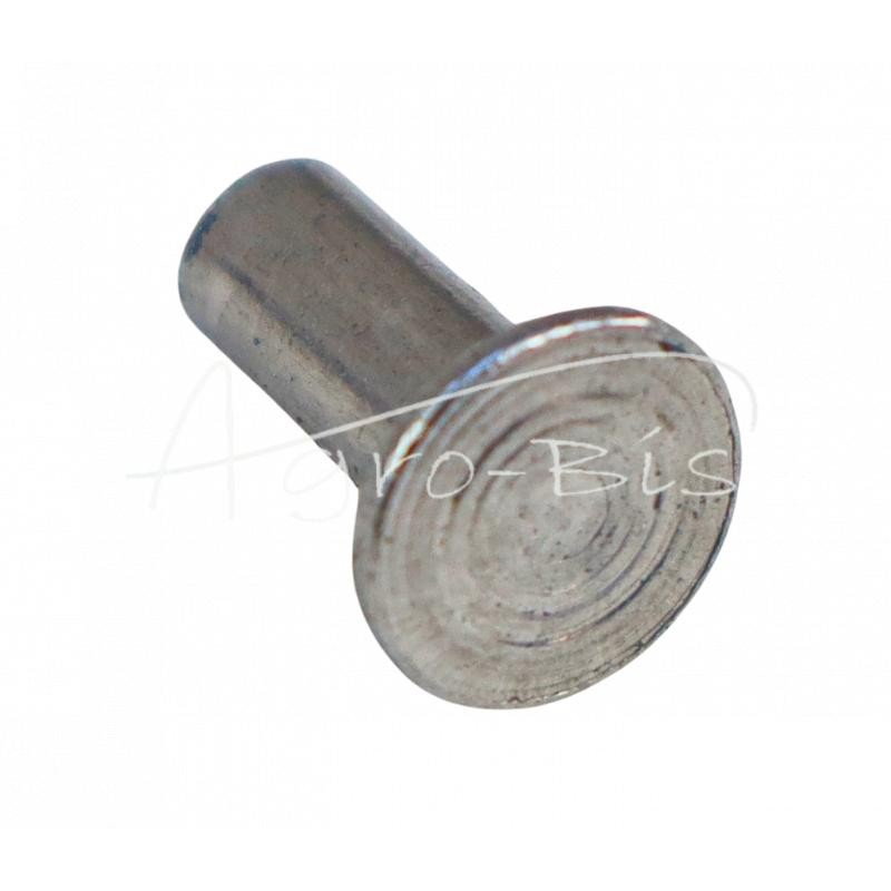 100 vnt - Aliuminio plokščia kniedė 5x12 , MORGA - NIT5x12.AM