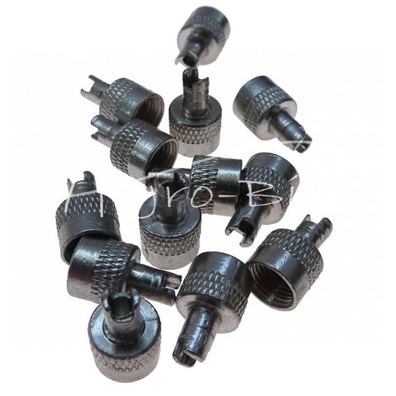 100 vnt - Metalinis vidinio vamzdžio ventilio dangtelis - 0064