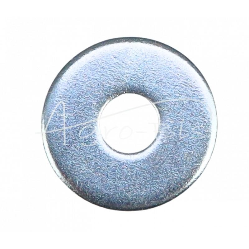 100 vnt - Apvali poveržlė M8, baltai cinkuota, didelė serija PN82019 DIN440 - POMD8