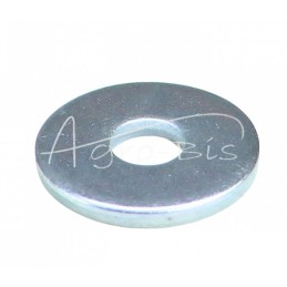 100 vnt - Apvali poveržlė M8, baltai cinkuota, didelė serija PN82019 DIN440 - POMD8