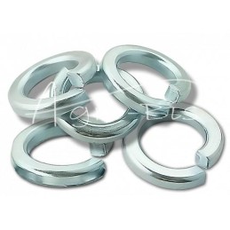 100 vnt - Spyruoklinė poveržlė M8 DIN127 baltai cinkuota 5461120 - PM8