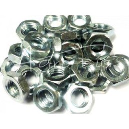 100 vnt - Šešiakampė veržlė, žema M12x1.75 DIN439B 50505190, skirta Ursus C-360 klaviatūroms - 54230626