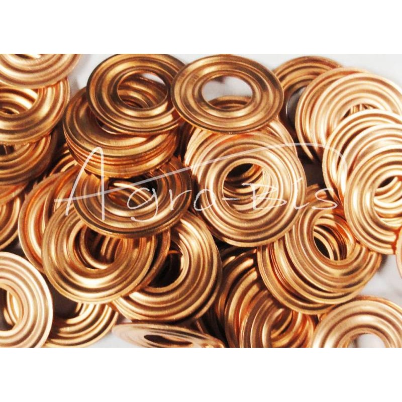 100 vnt - Varinė tarpinė FI 9,5x22,2 įpurškimo C-360 191588 DIN7603A - P0124