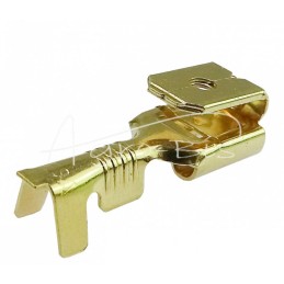 100 vnt - I-2.5 dvigubos įvorės dangtelis 6.3x0.8 1.0-2.5 GB0.38 L20.0 ELMOT - 2.5-I