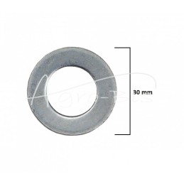 100 vnt - Apvali poveržlė M16 cinkuota PN82005 DIN125 - POM16