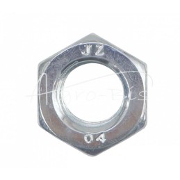 100 vnt - Žema šešiakampė veržlė M14x2 DIN439 baltai cinkuota - M14x2