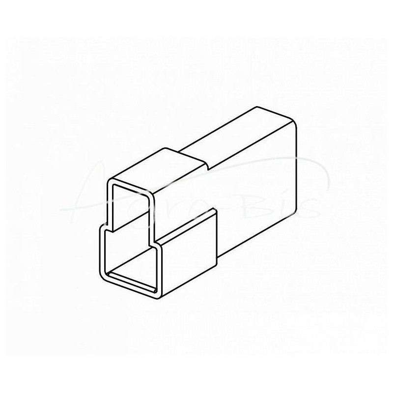 100 vnt - OWD MC 6.3 V2 2P „T“ jungties korpusas ELMOT - OK-6