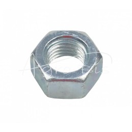 100 vnt - Šešiakampė veržlė M16x2 8 klasės DIN934, baltai cinkuota, eigos reduktoriaus varžtams 5423131/6 - M16 DIN934