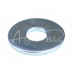 100 vnt - Didelė apvali poveržlė, šiurkšti, 8x24x2 DIN9021 PN82030, baltai cinkuota - POZ8