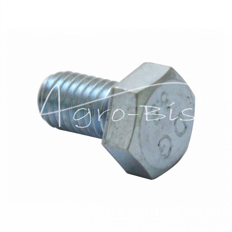 100 vnt - Šešiakampė galvutė, pilnas sriegis, M8x14, 8.8 klasė, DIN933, baltai cinkuotas - 5421071/4